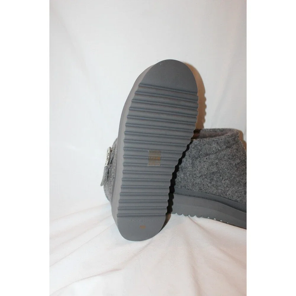 Tory Burch Women's Mellow Shearling Platform Boots NEW Gray 7.5 $425